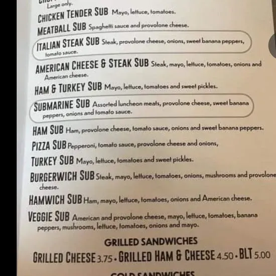 Menu 2