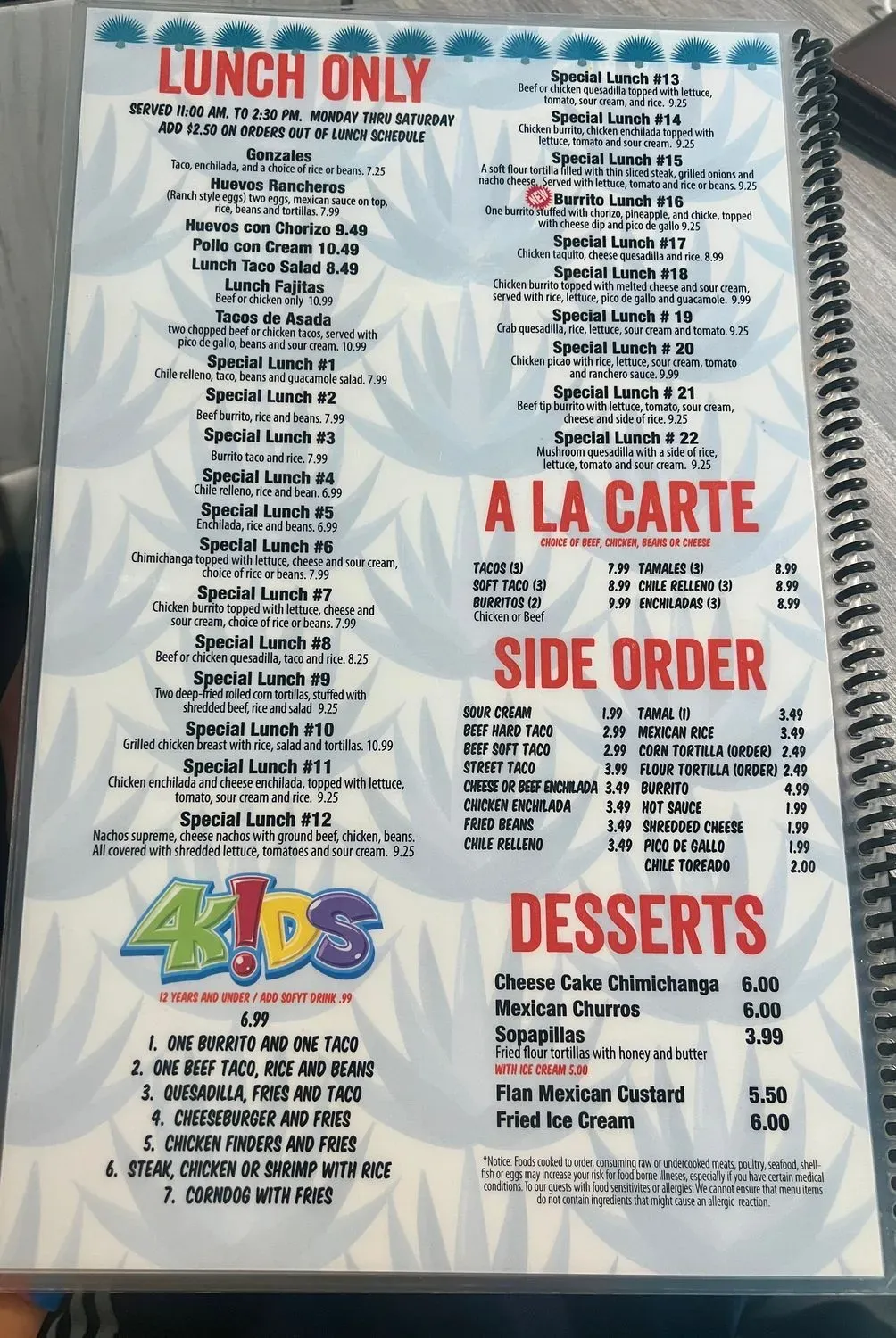 Menu 3