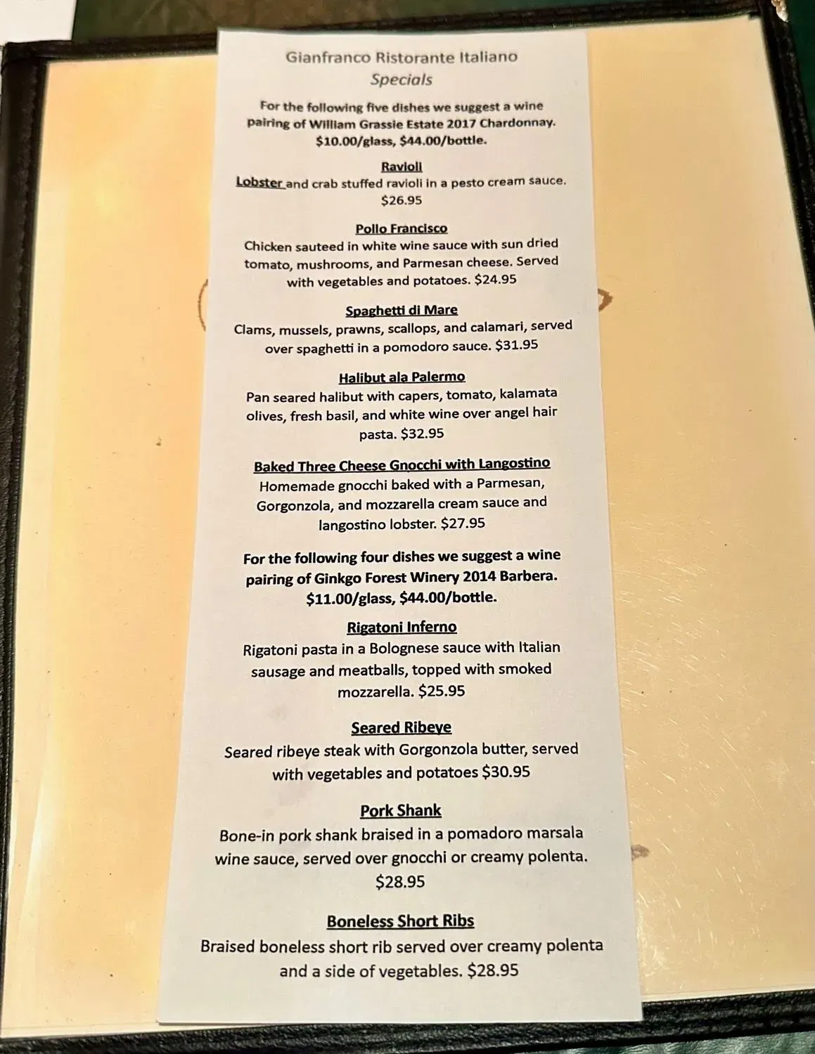 Menu 2