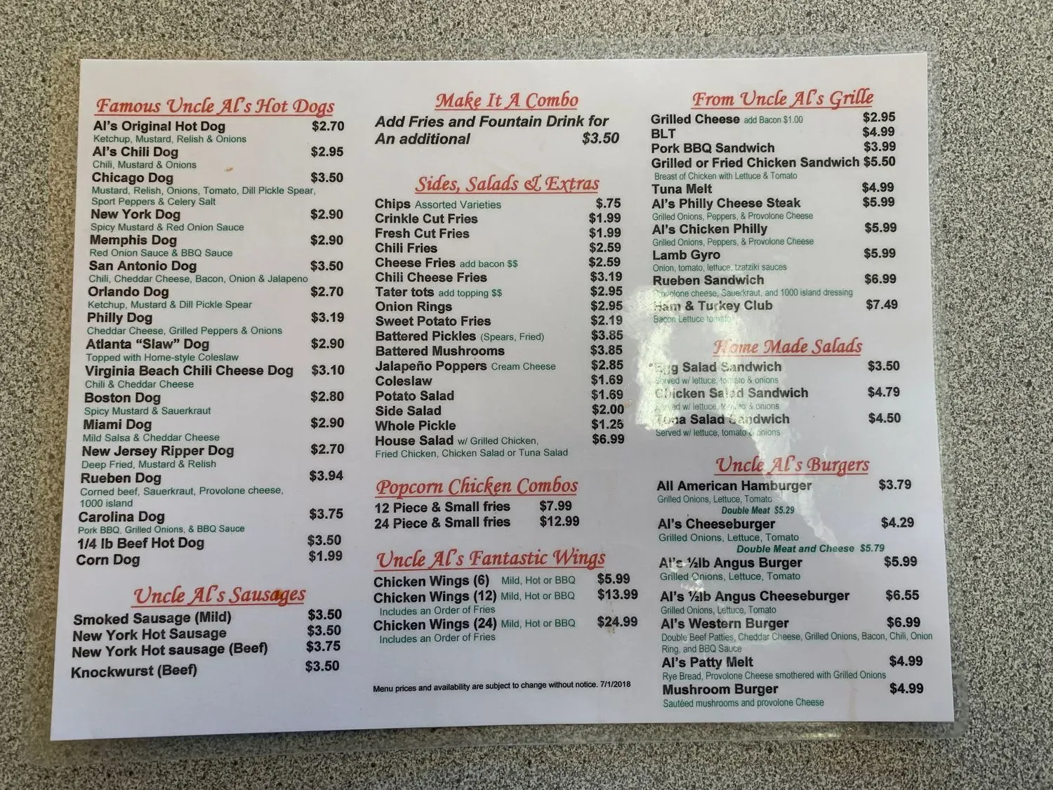 Menu 4