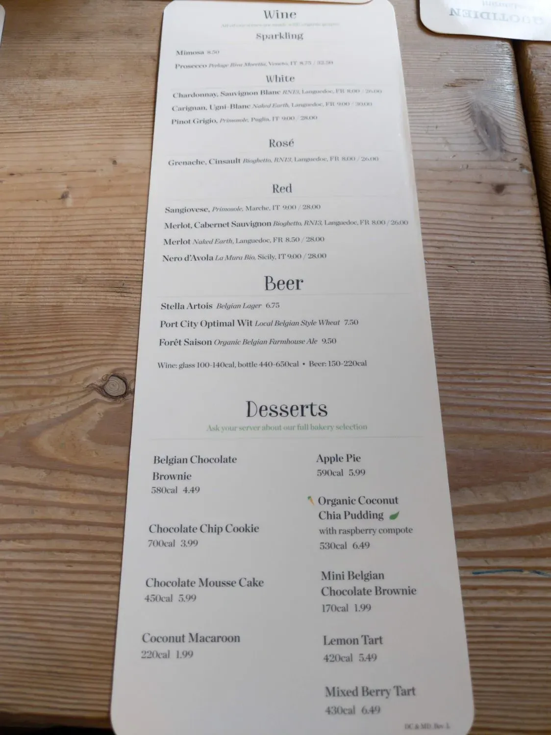 Menu 6