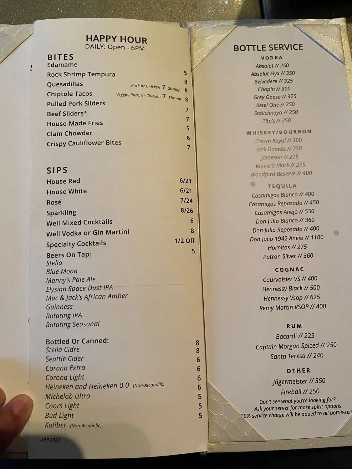 Menu 4