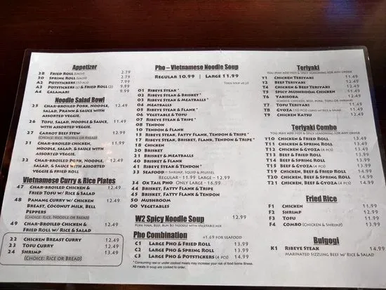 Menu 2