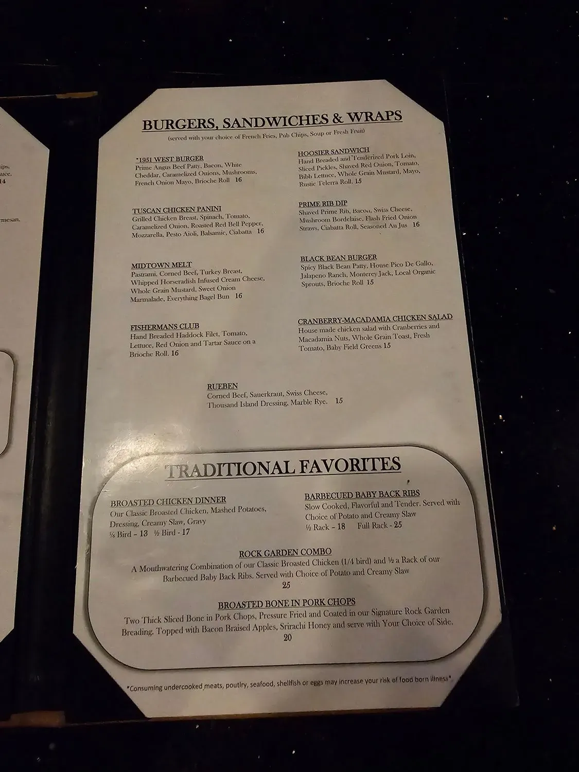 Menu 6