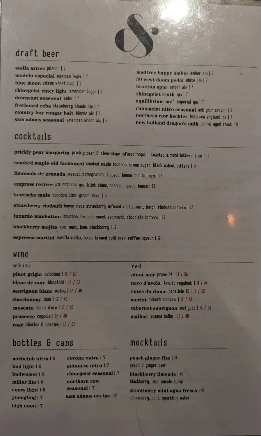 Menu 5