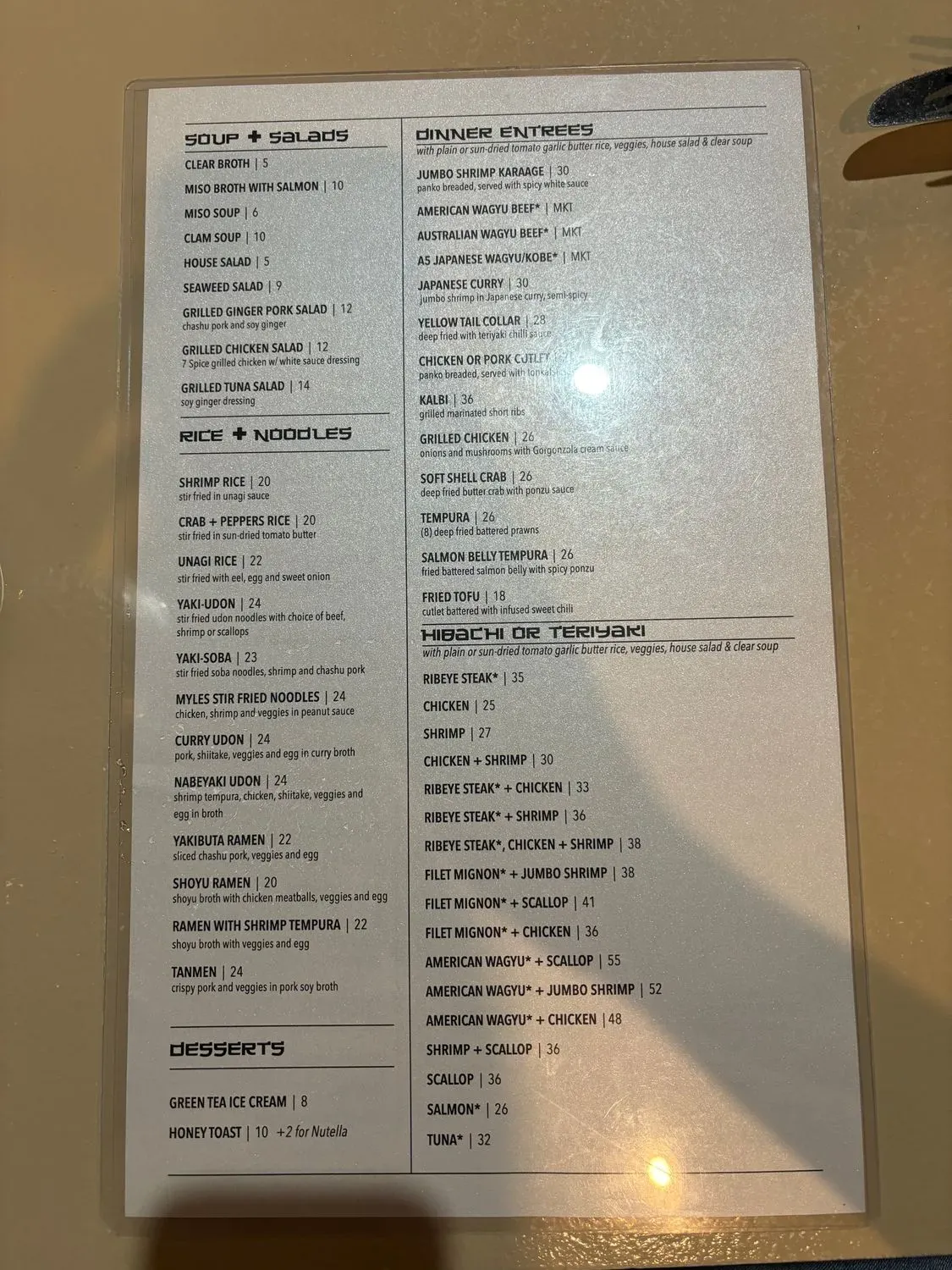 Menu 3