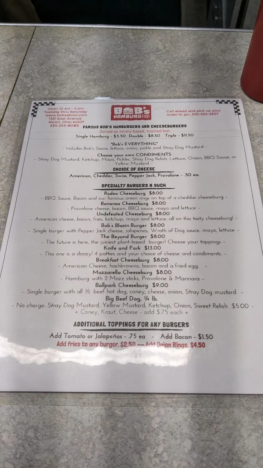 Menu 6