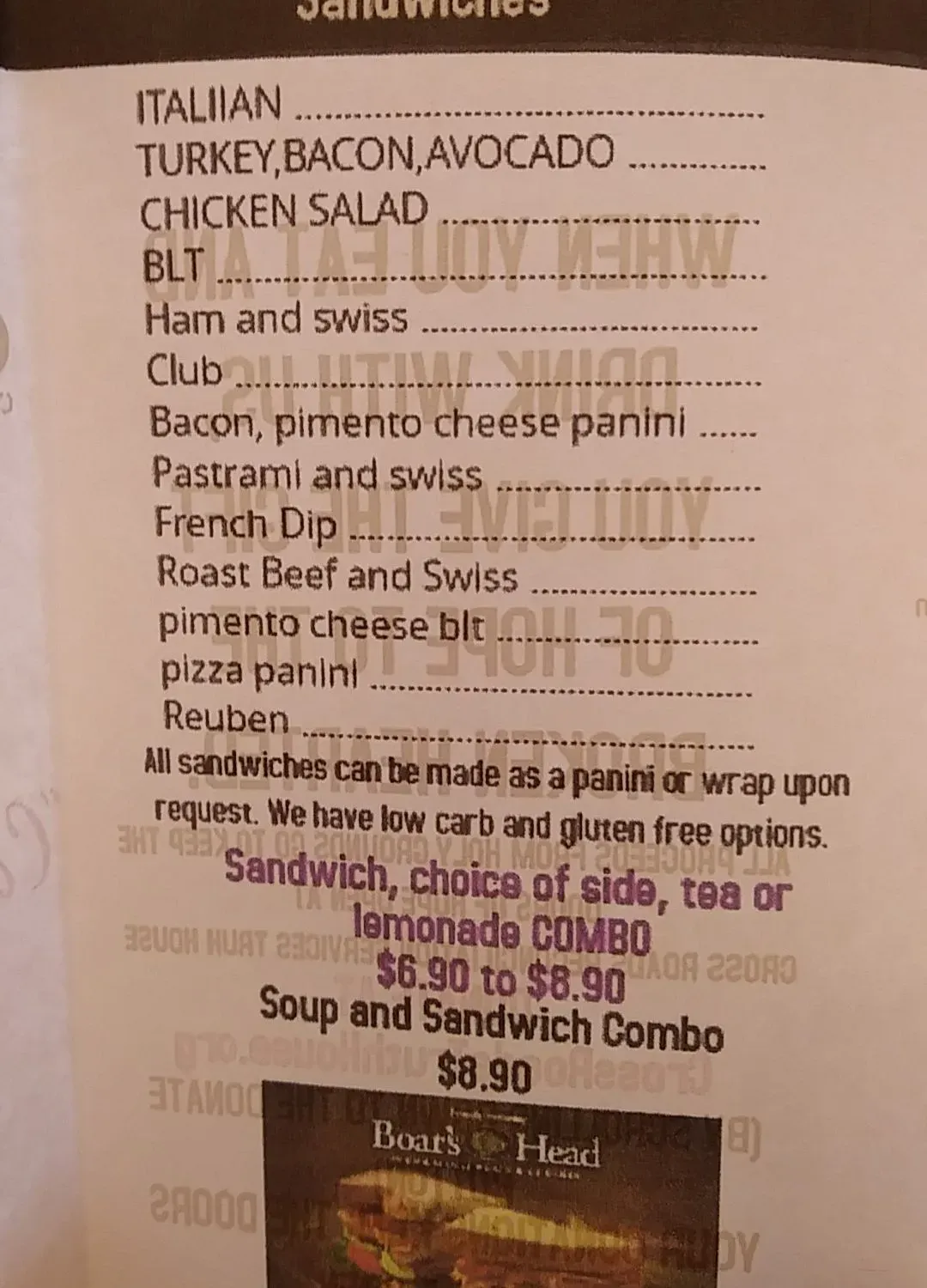 Menu 2