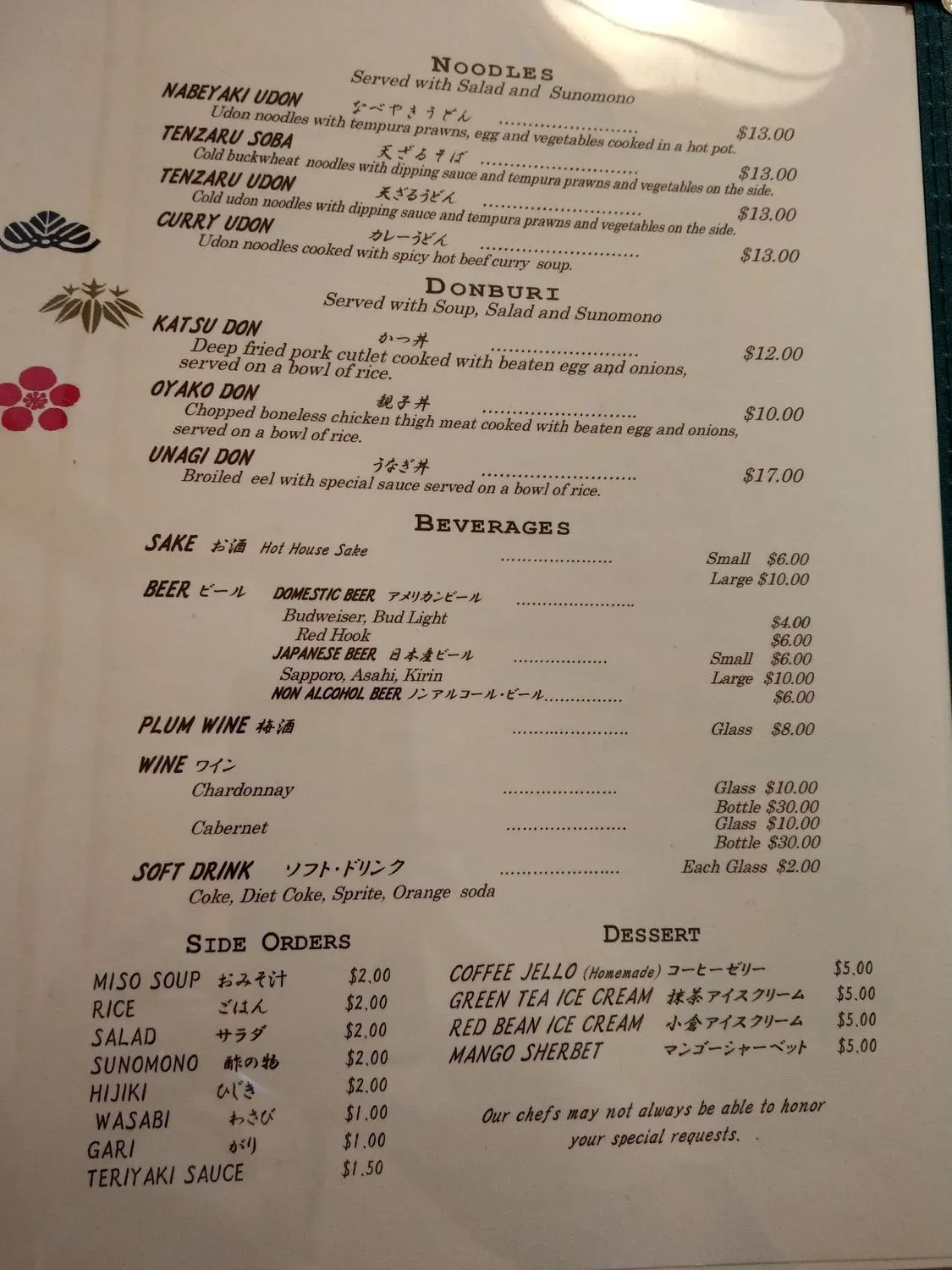 Menu 4