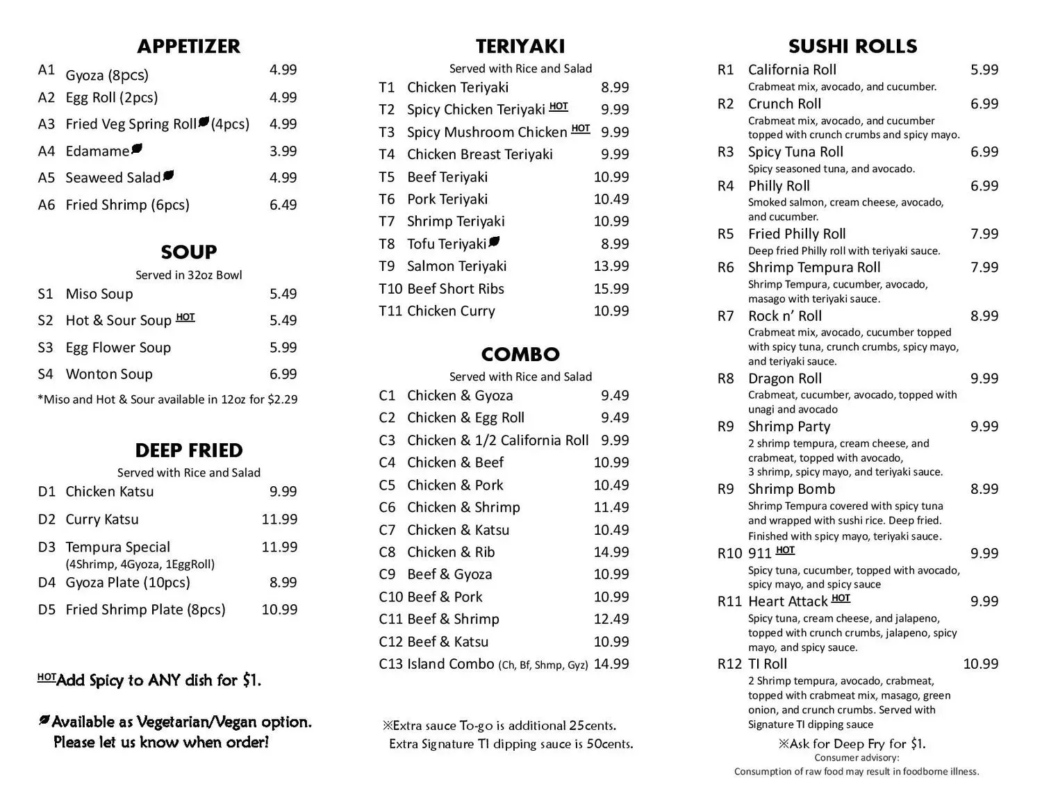 Menu 6