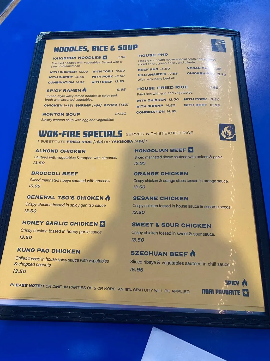 Menu 6