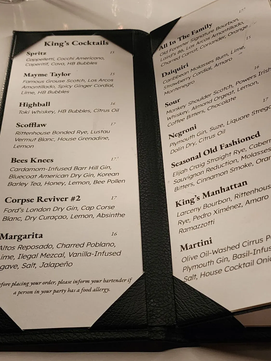 Menu 6