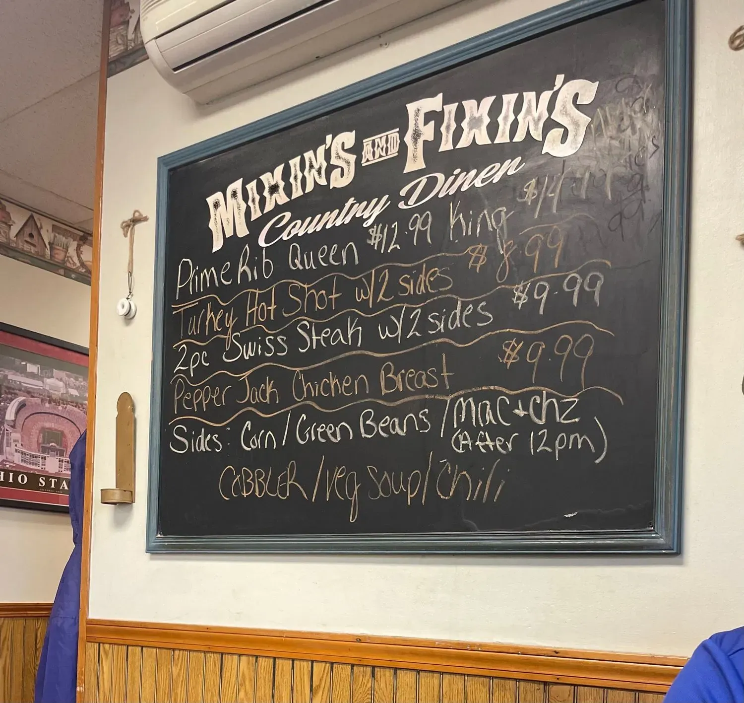 Mixin’s N Fixin’s Country Diner Menu - Updated October 2025
