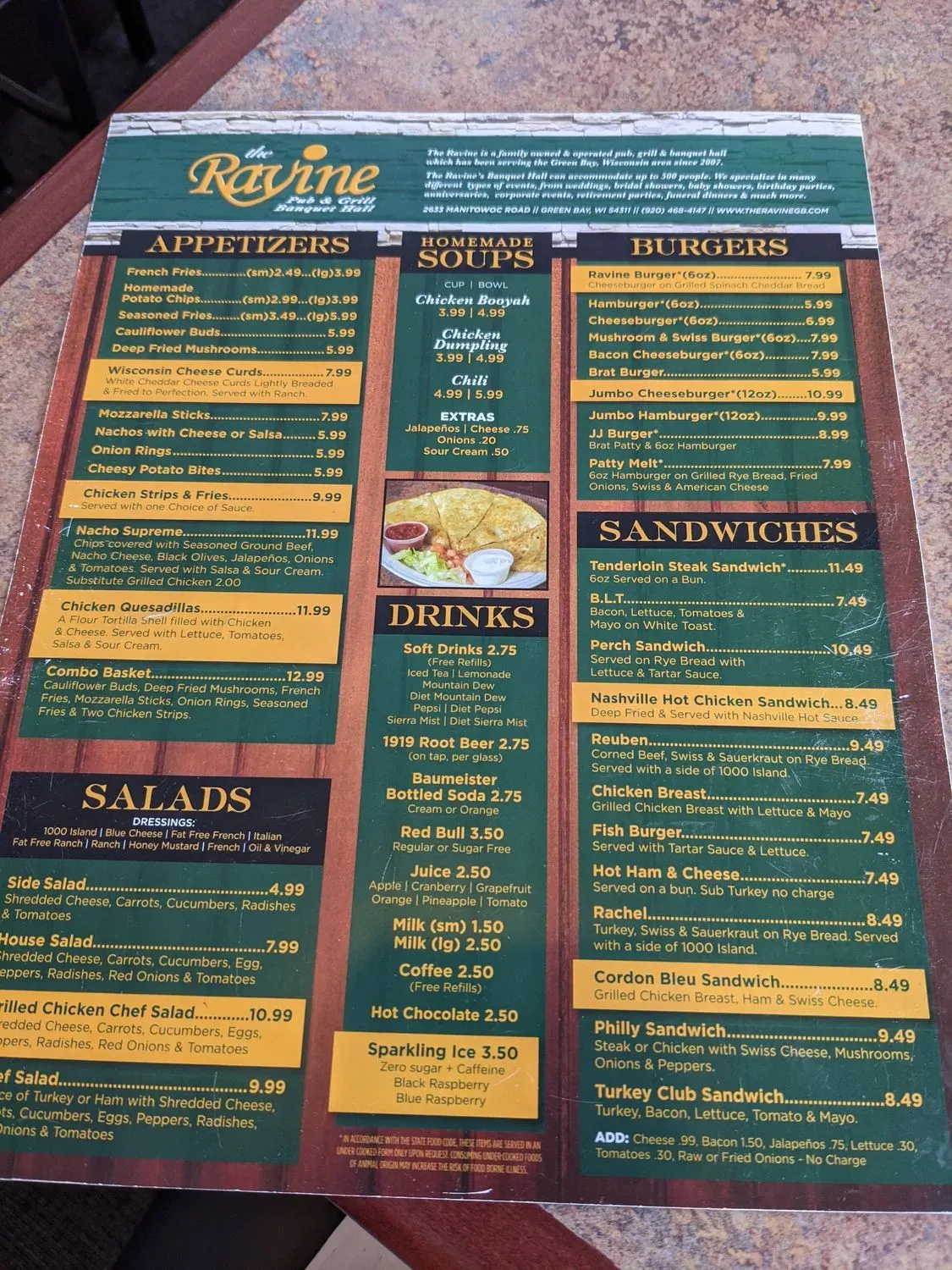 Menu 4