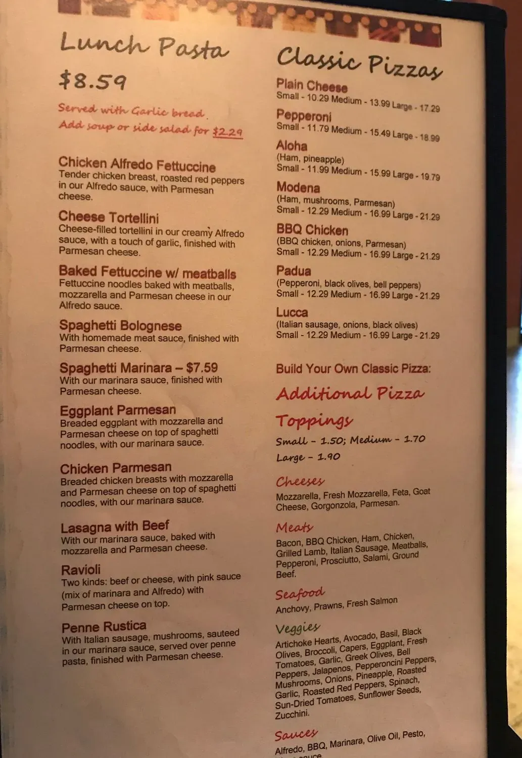 Menu 3