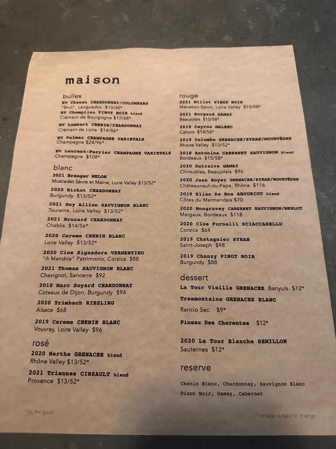 Menu 3