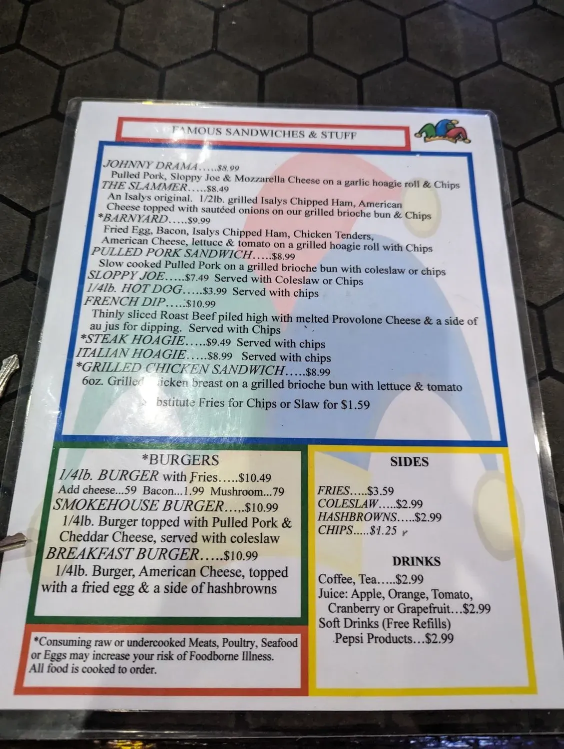 Menu 3