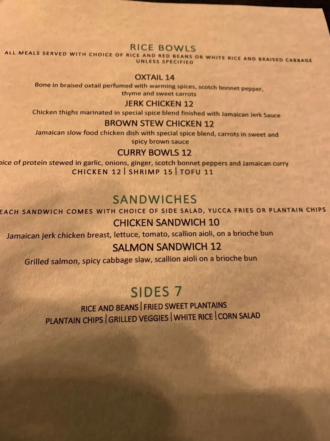 Menu 4