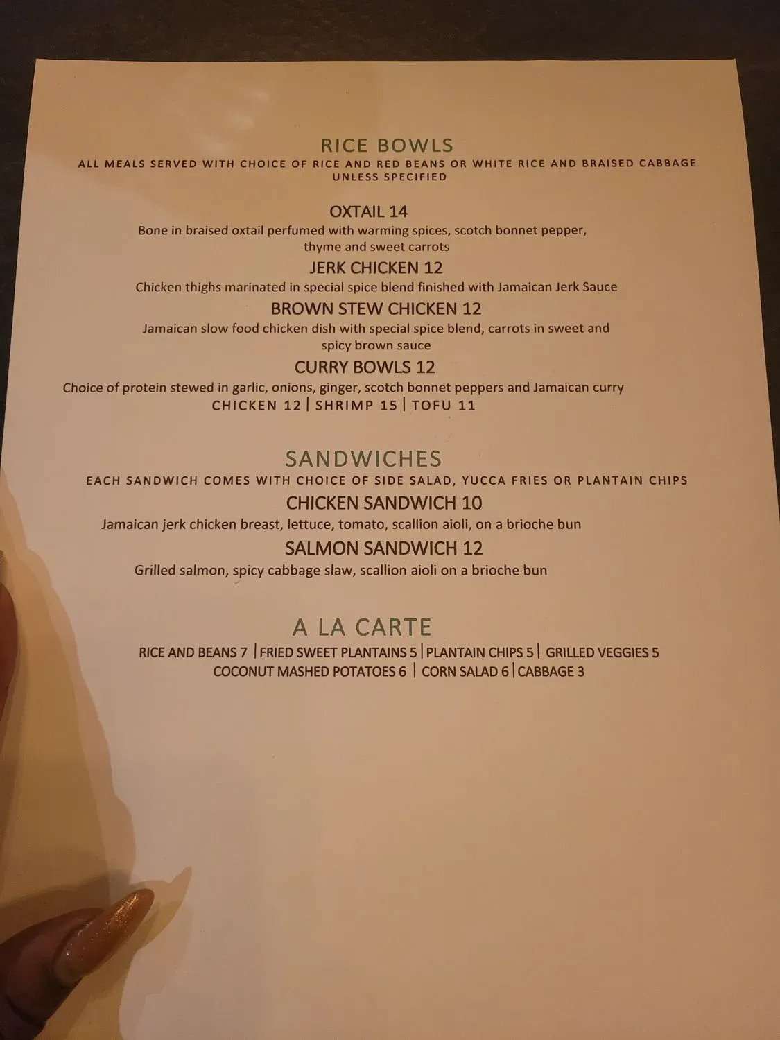 Menu 2