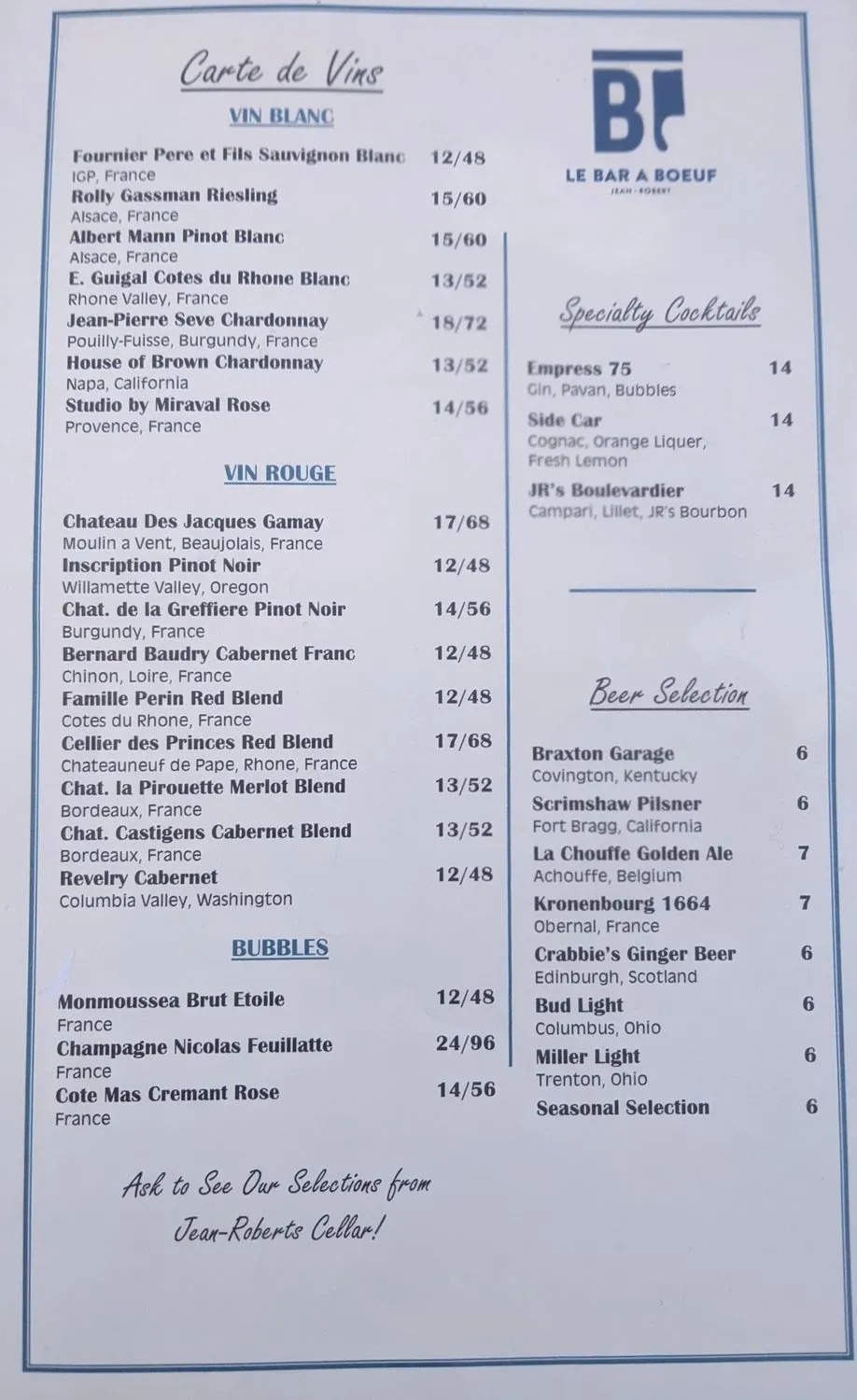 Menu 2