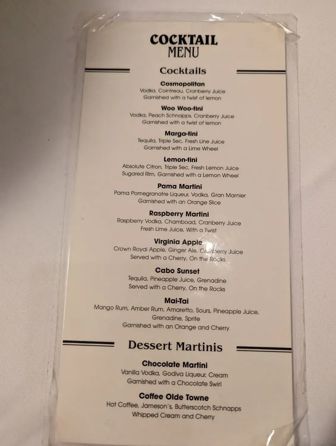 Menu 2