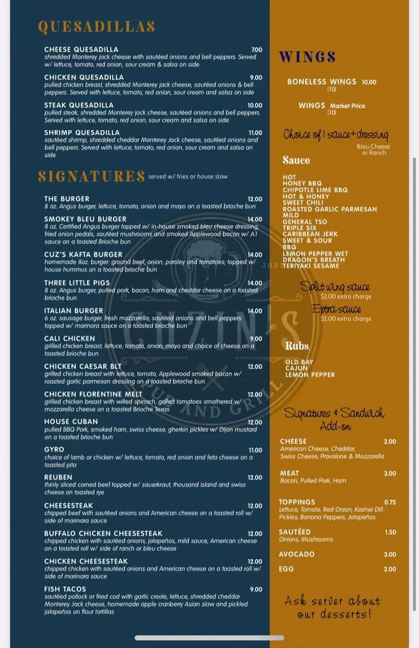 Menu 3