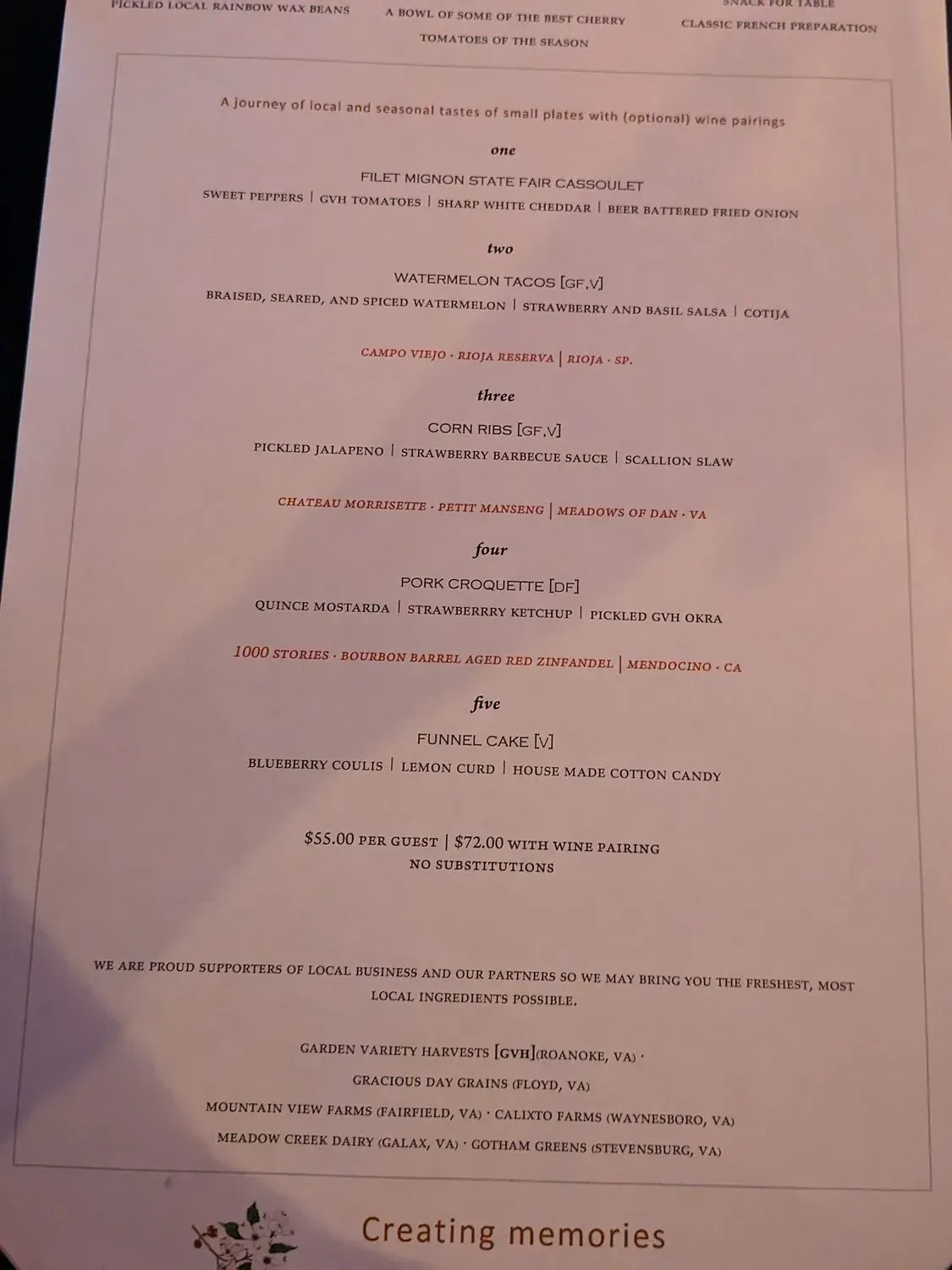 Menu 5