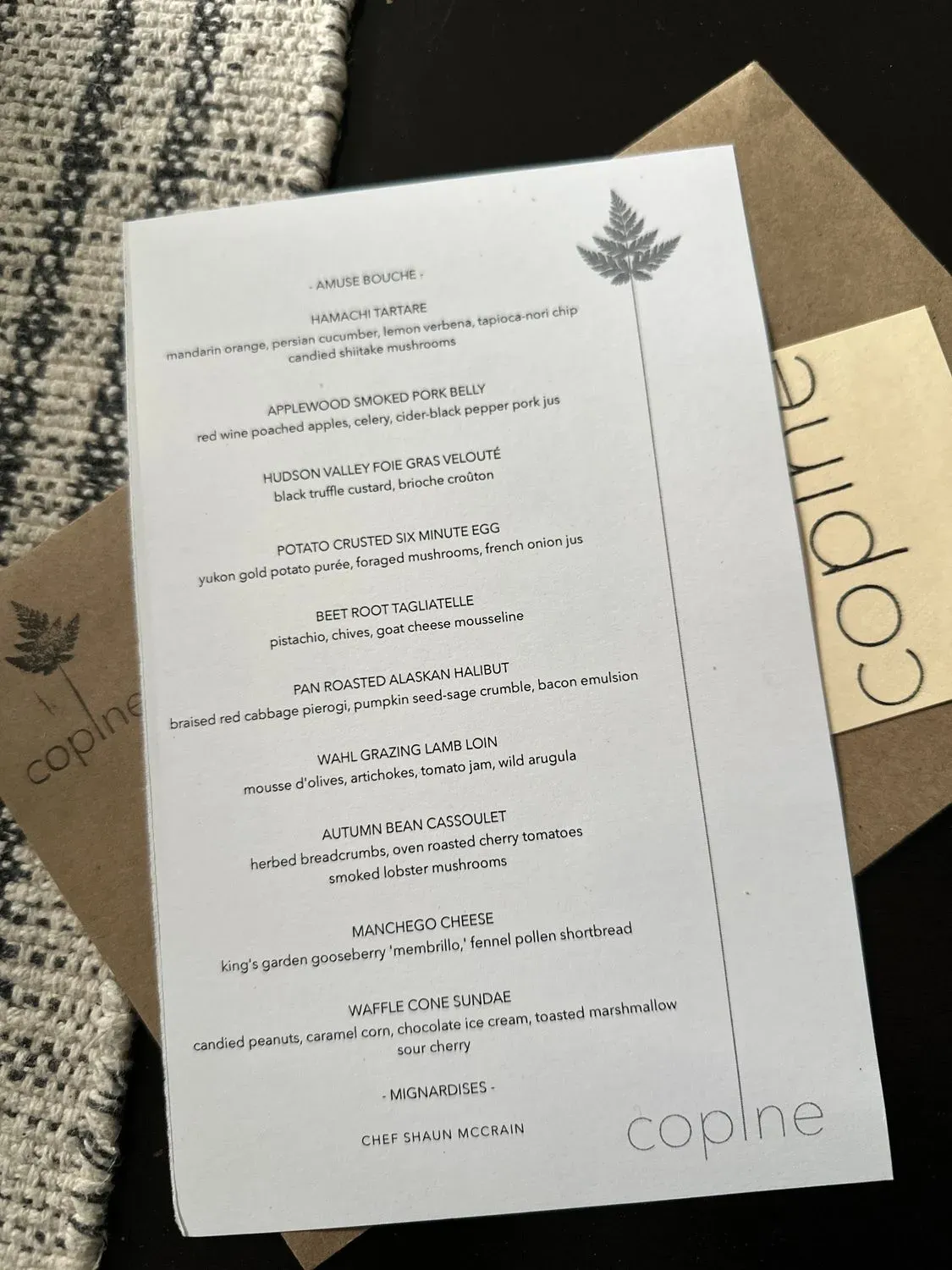 Menu 6