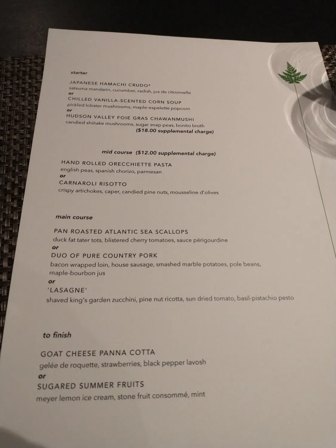 Menu 4