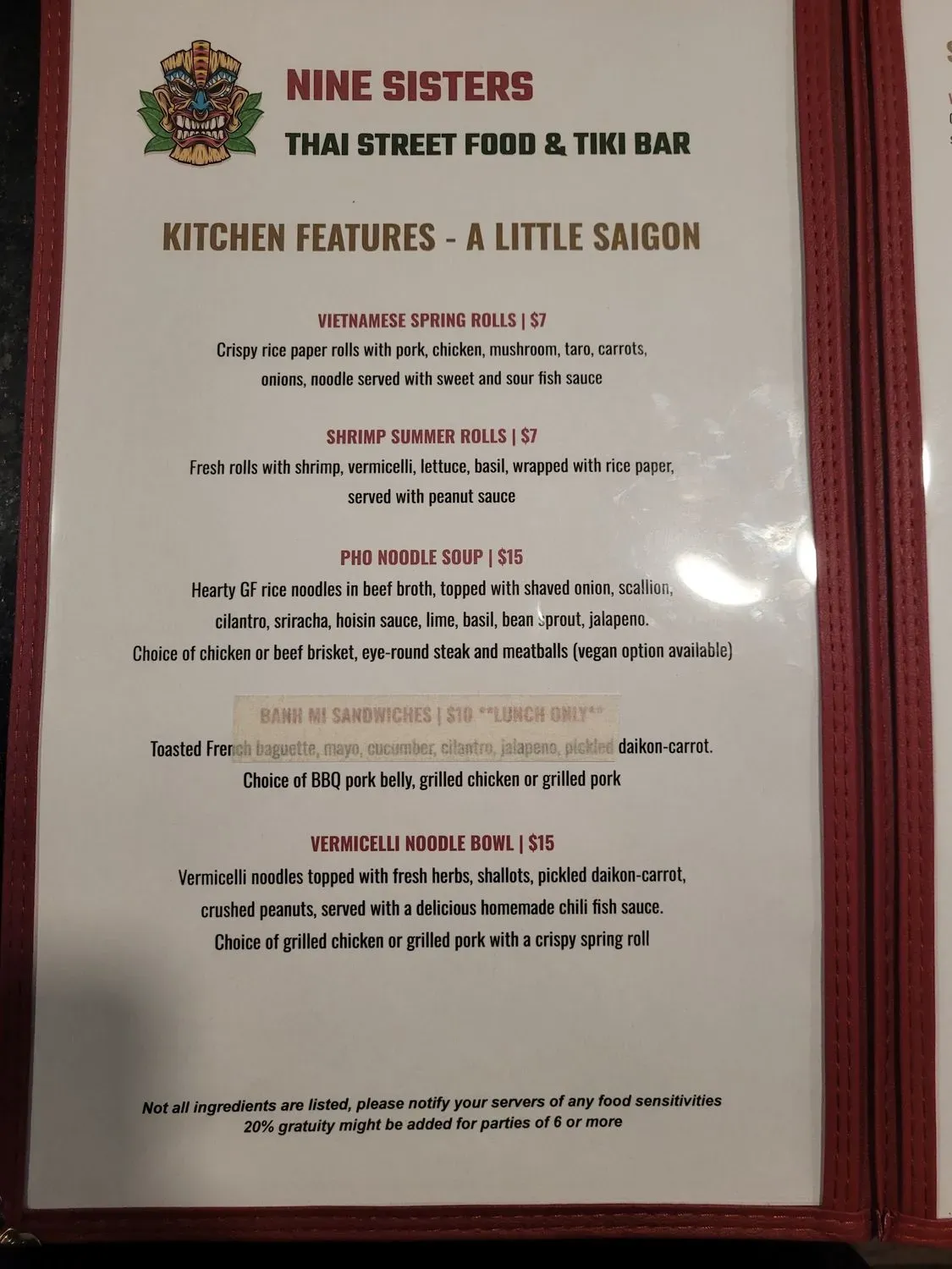 Menu 3