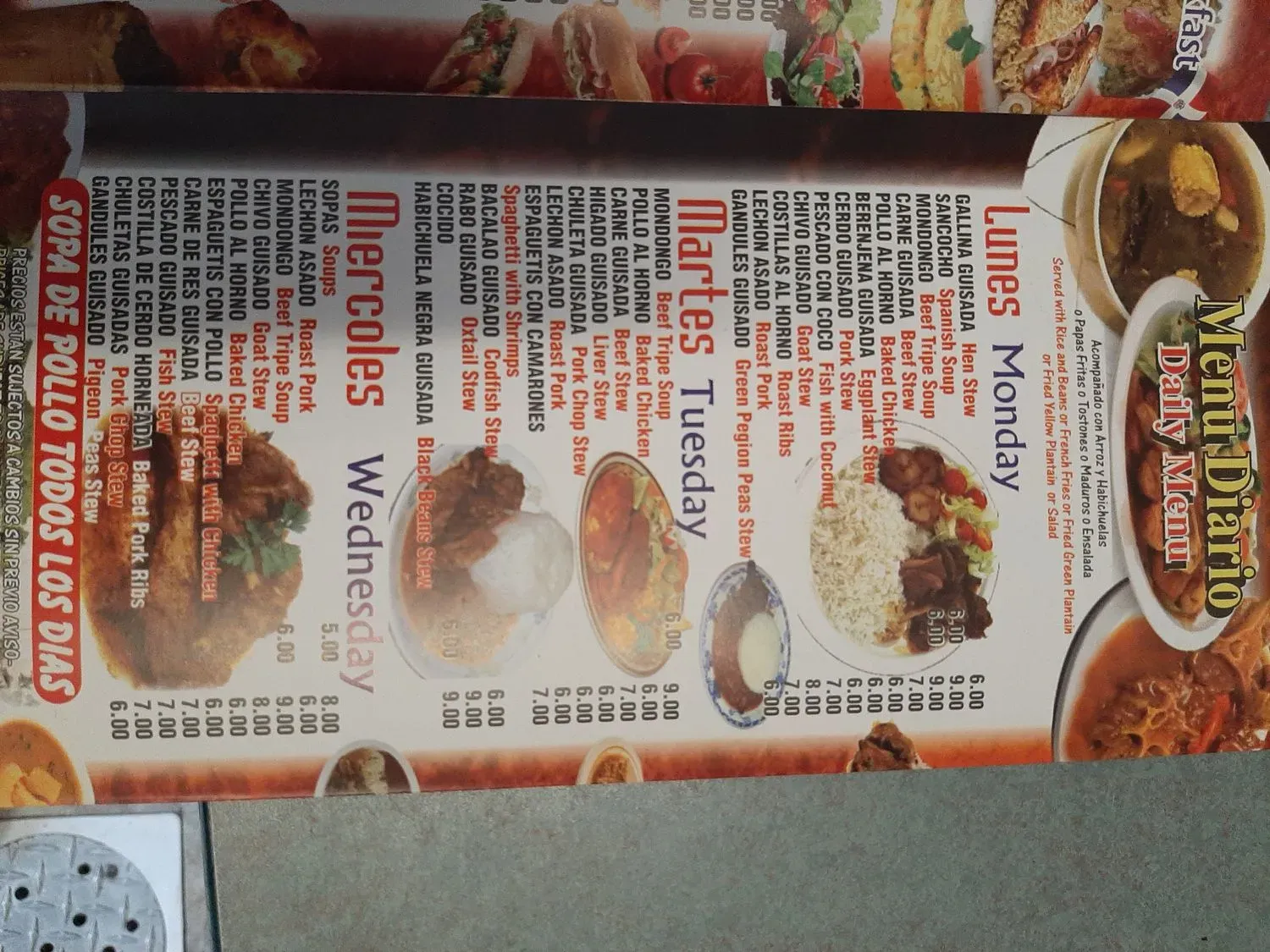 Menu 3