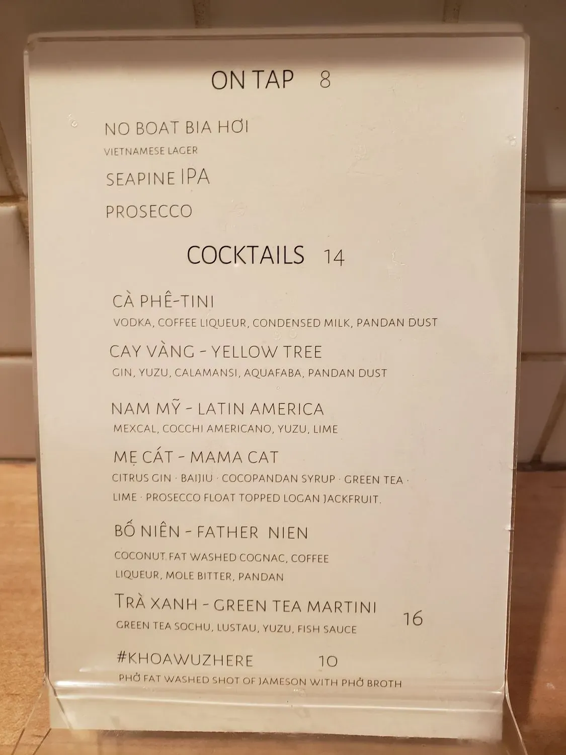 Menu 4