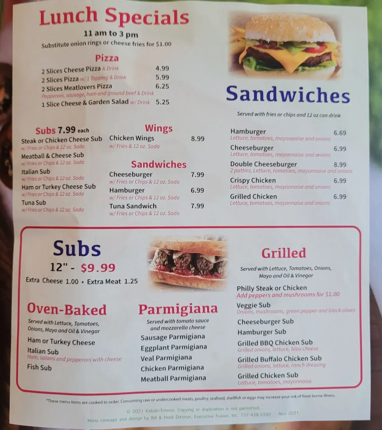 Menu 4