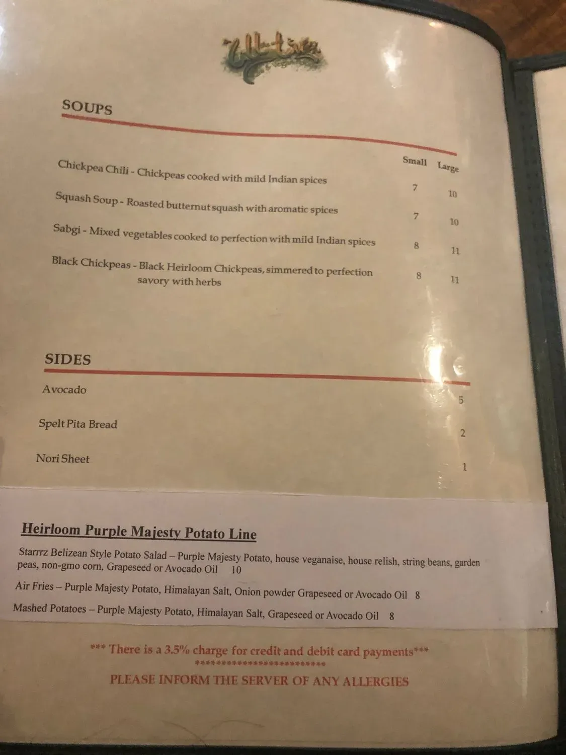 Menu 4