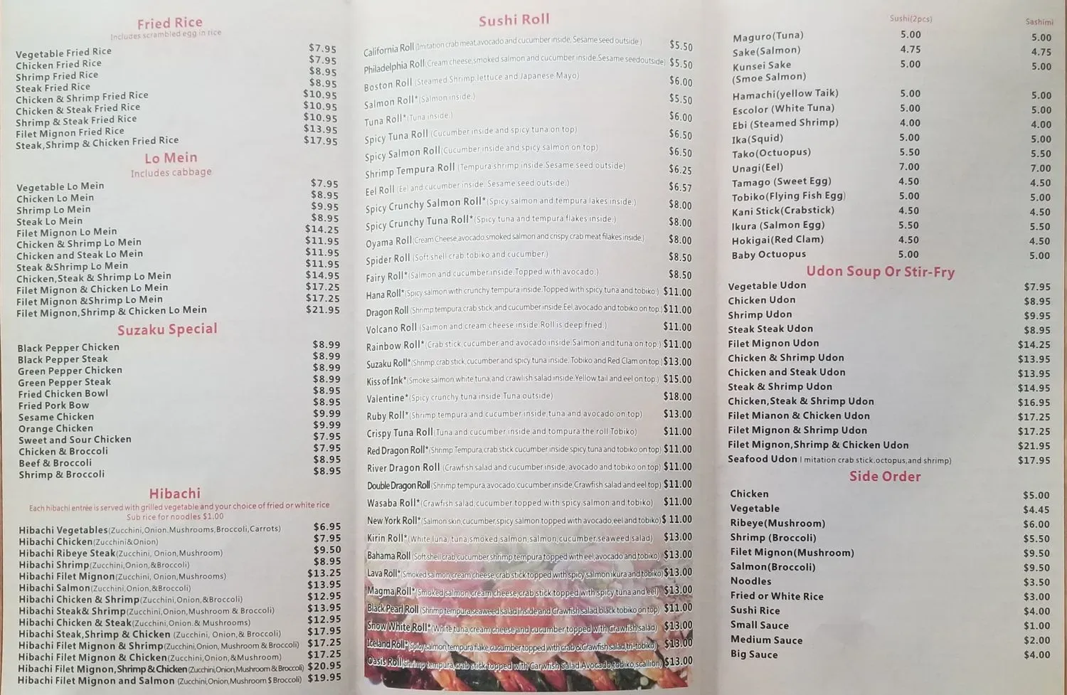 Menu 3