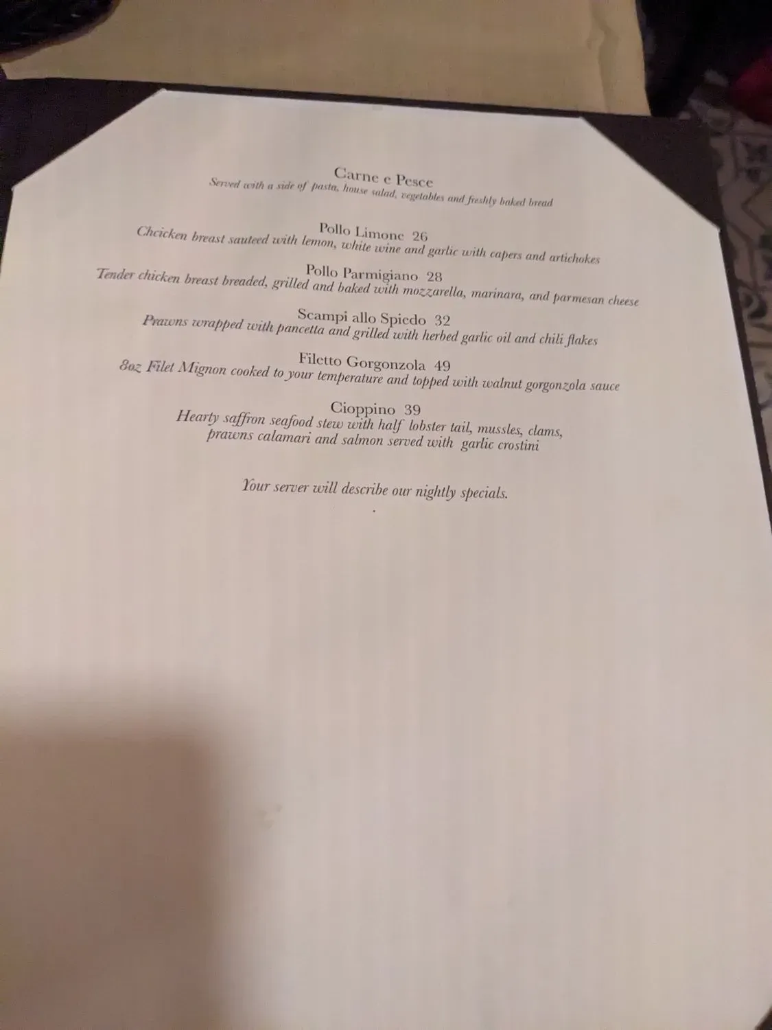 Menu 2