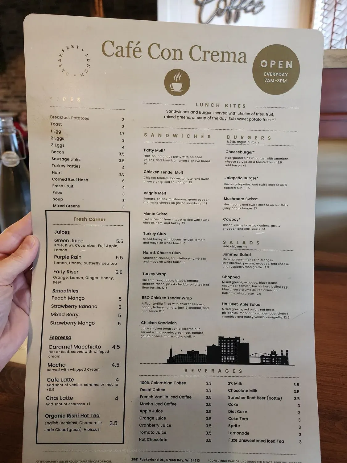 Menu 5