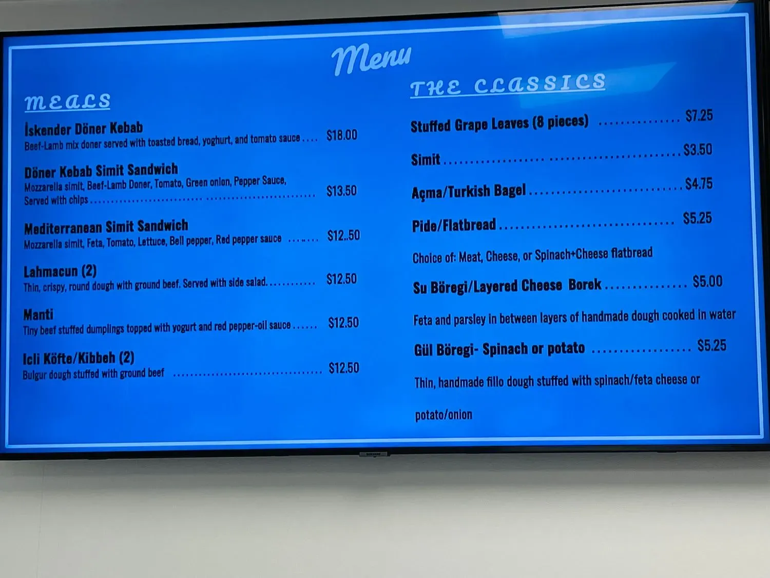 Menu 2