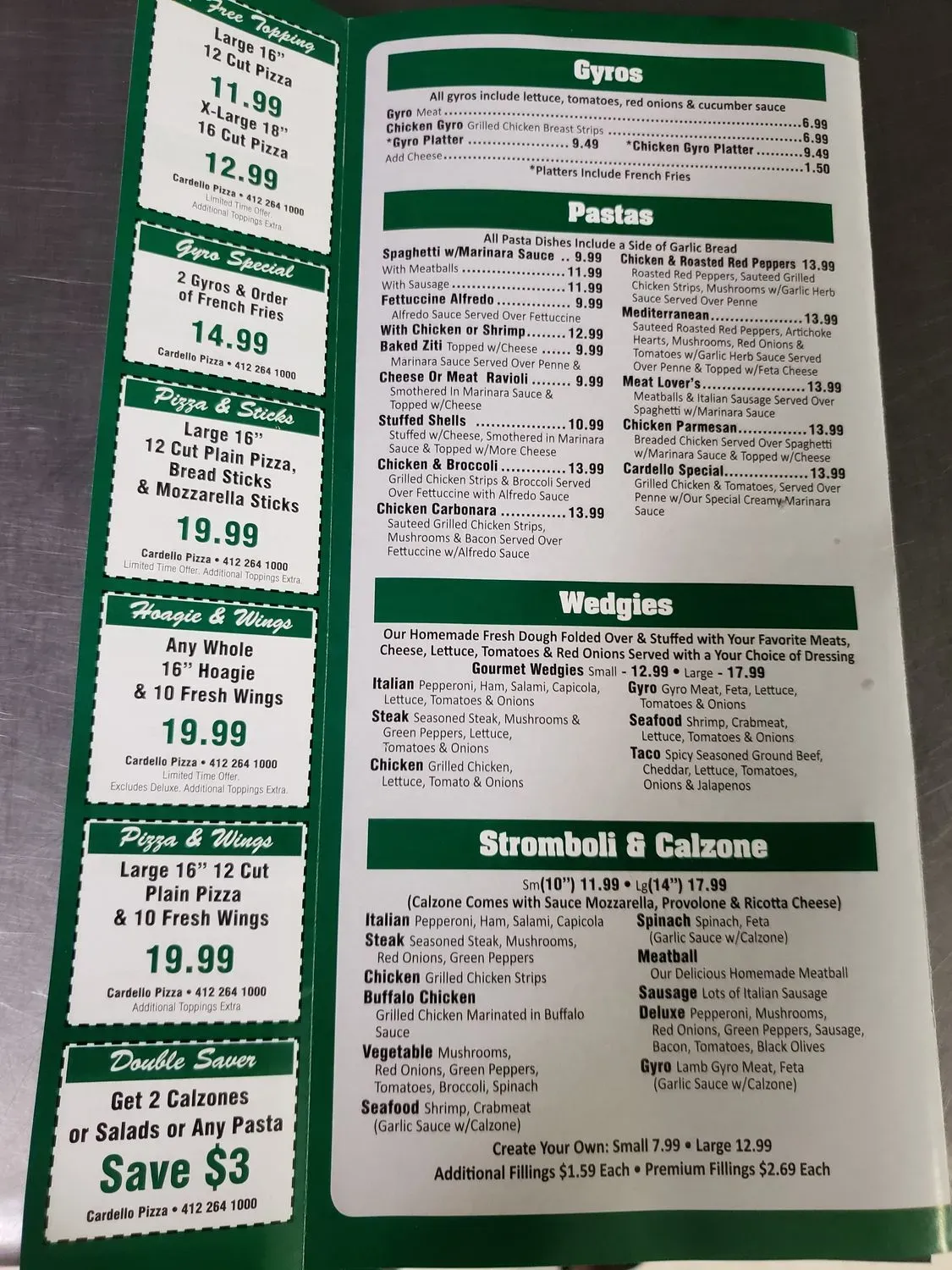 Menu 2