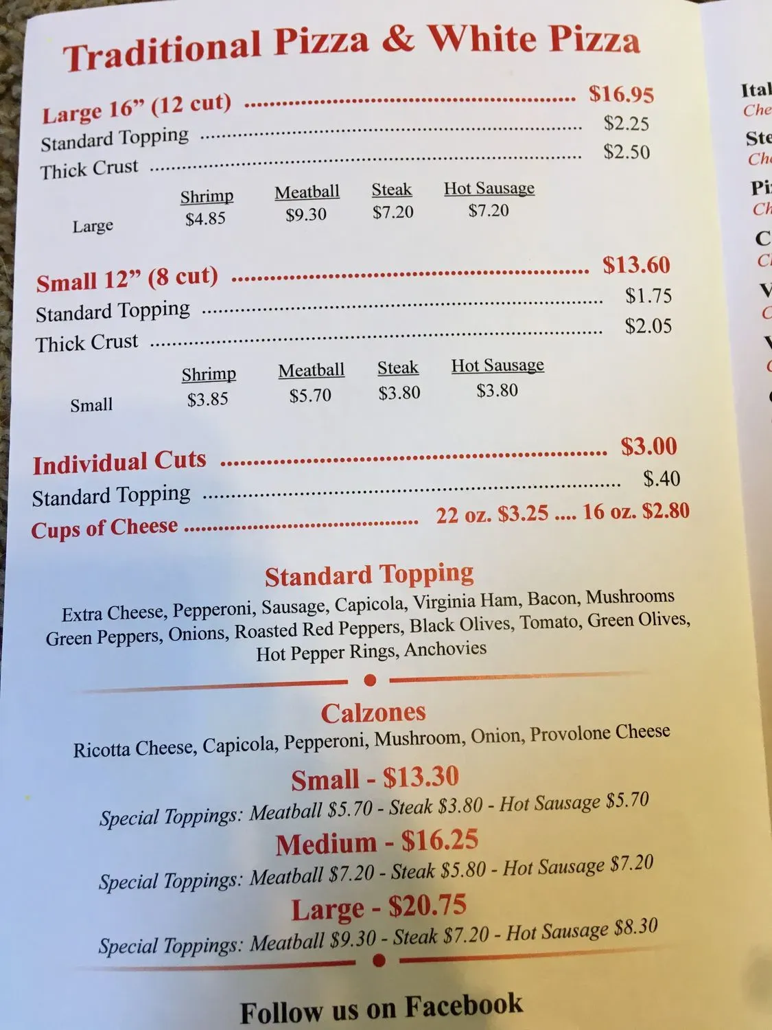 Menu 2