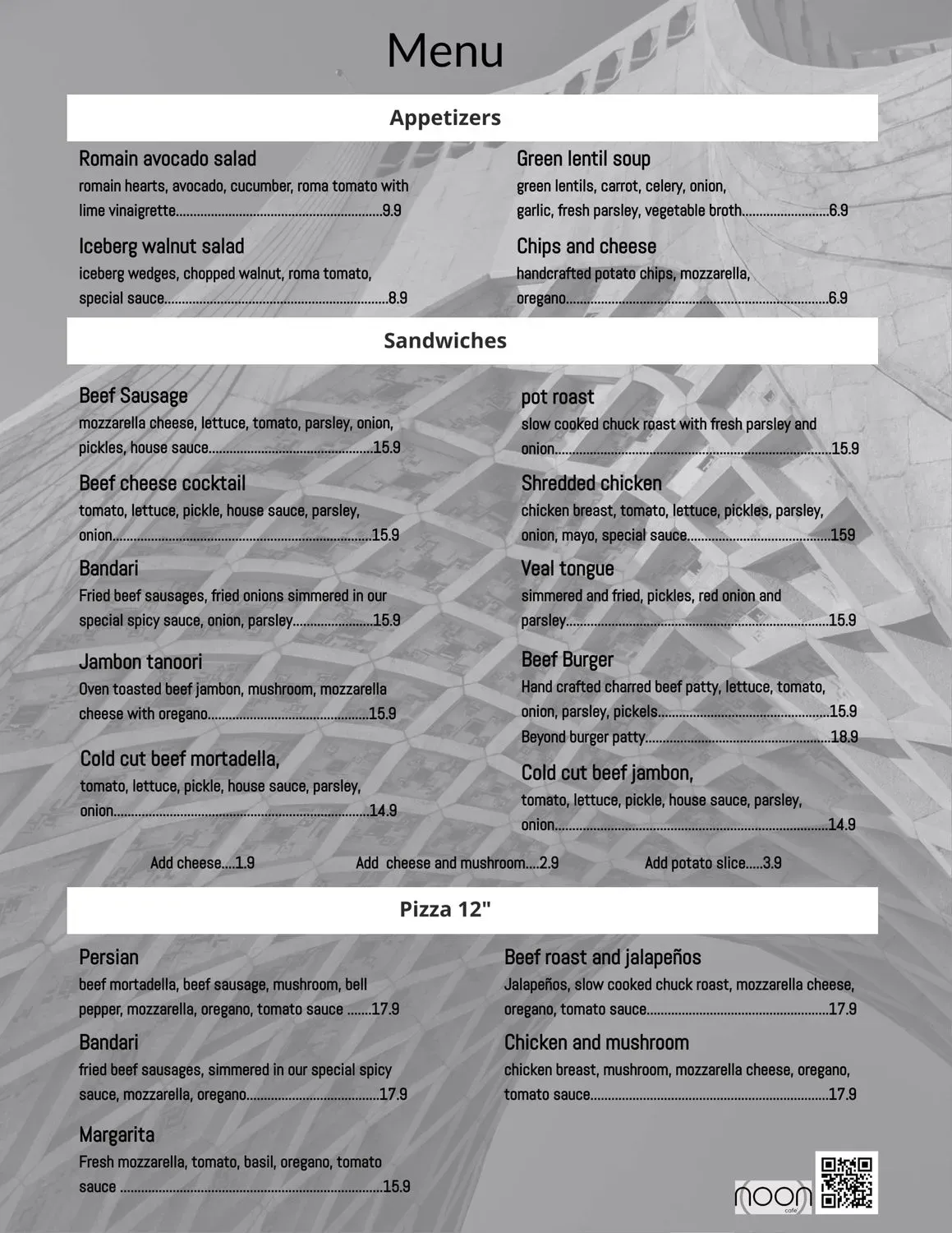 Menu 3