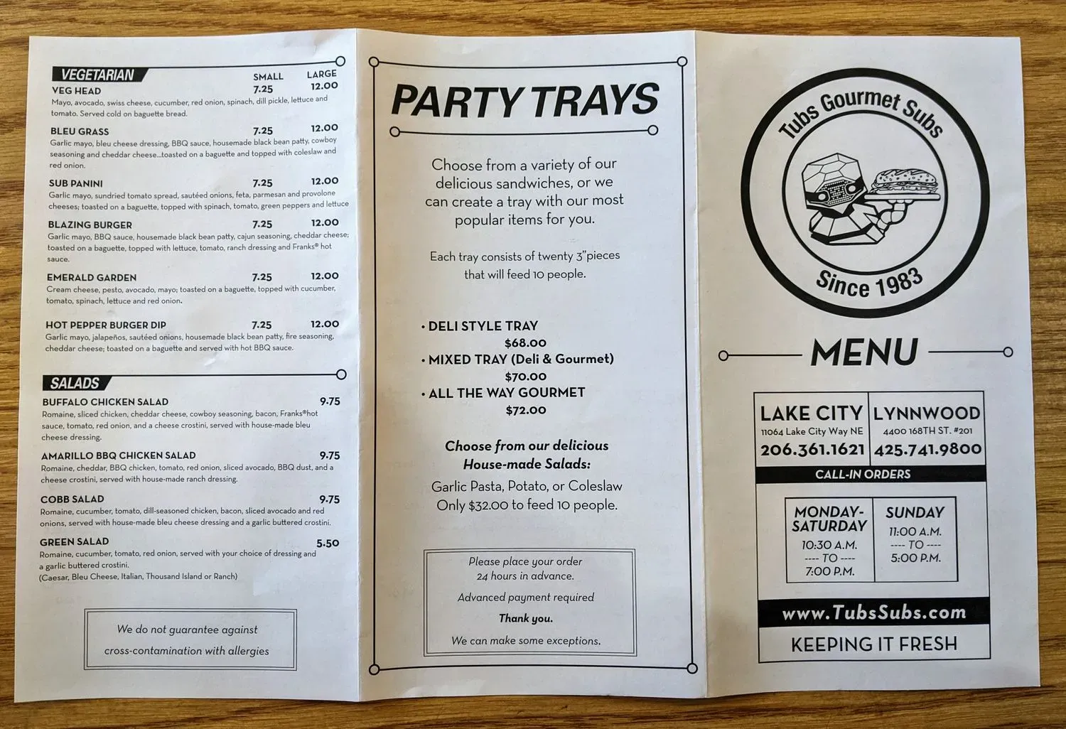 Menu 6