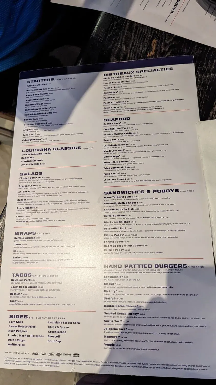 Menu 5