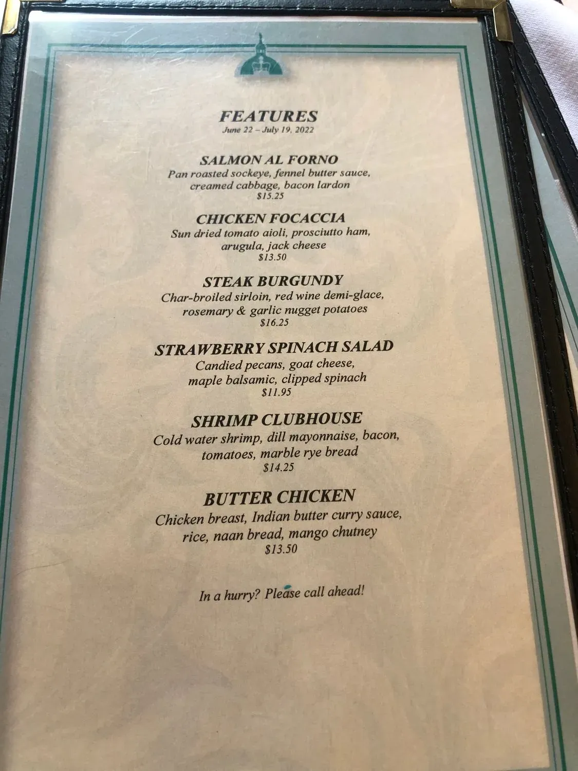 Menu 6