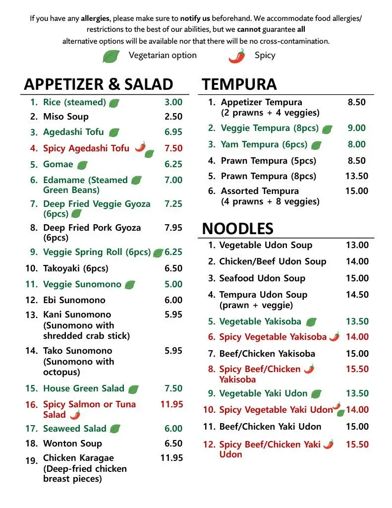 Menu 3