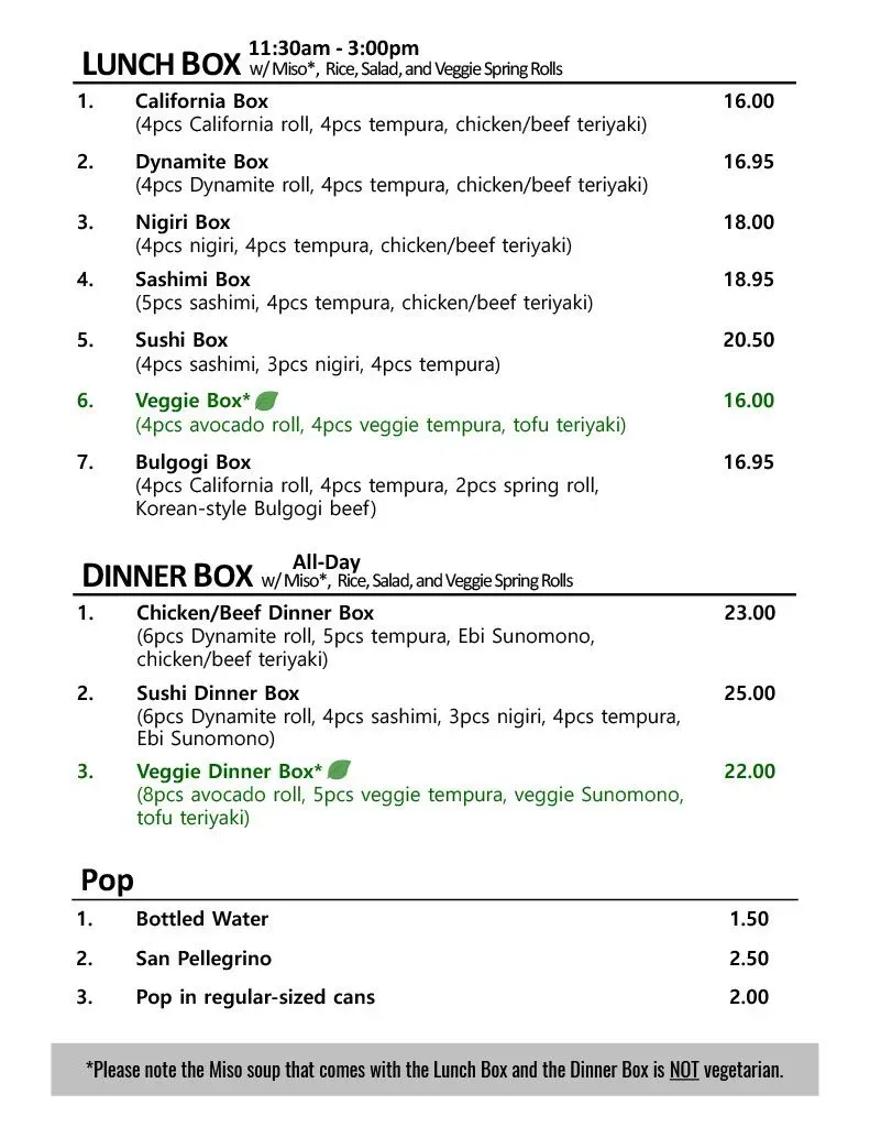 Menu 6