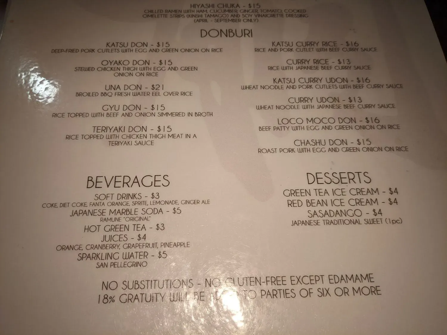 Menu 4