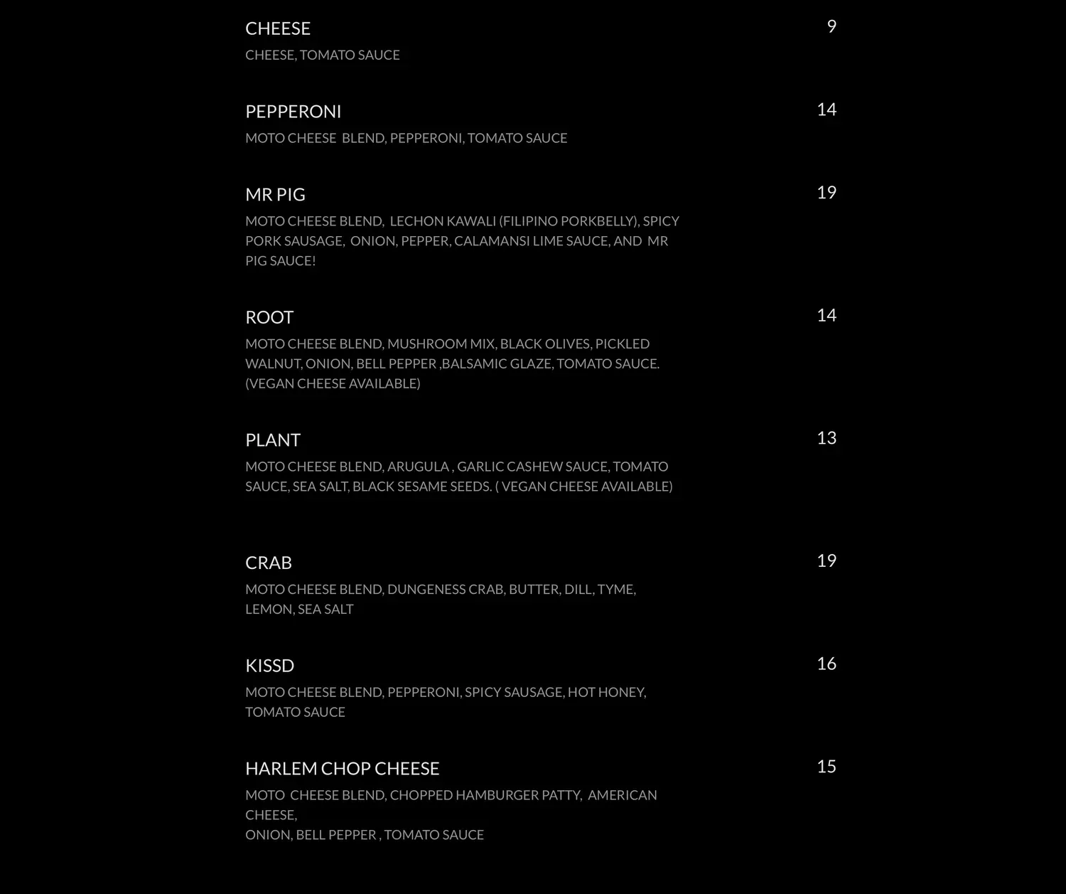 Menu 2