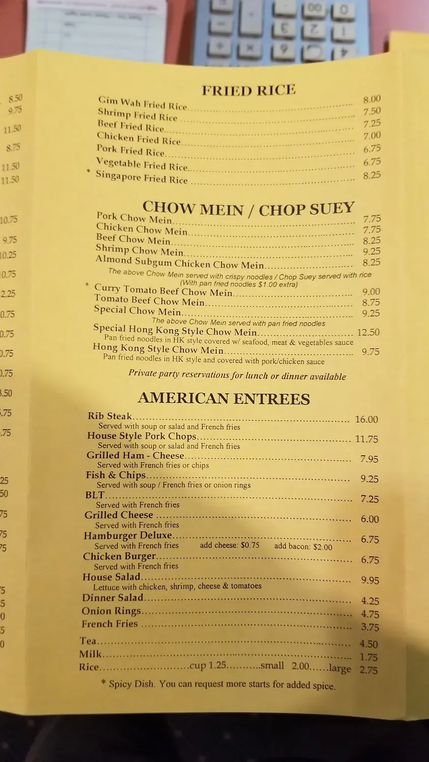 Menu 3