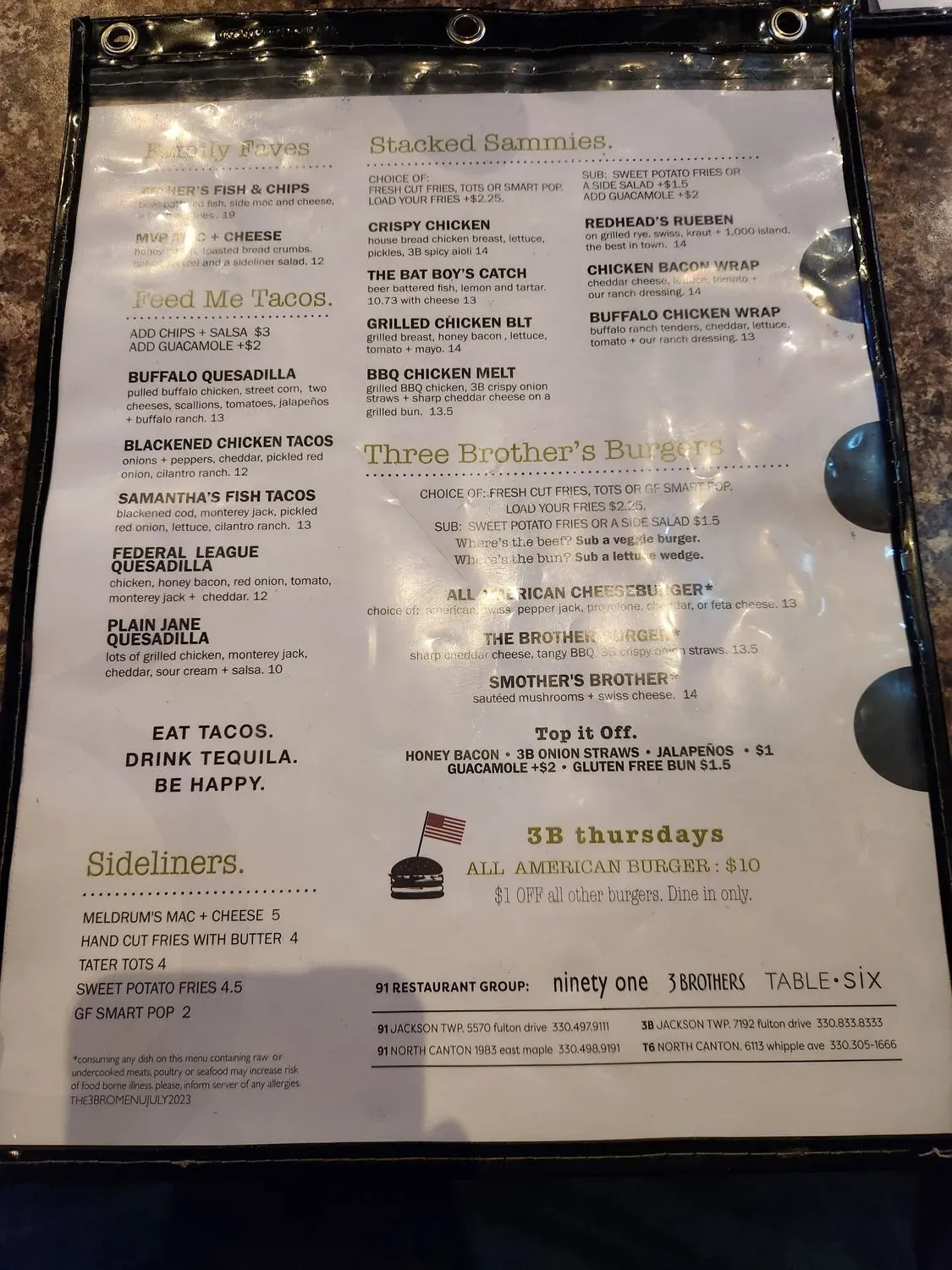 Menu 3